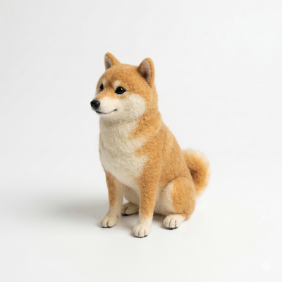 Custom Small Felt Pet Figurine