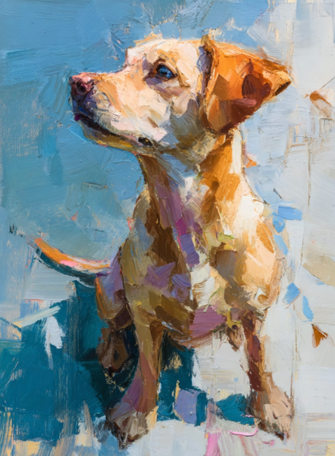 As They Always Were — Custom Timeless Oil Pet Portrait