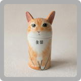 Held in Porcelain — Custom Hand-Painted Pet Portrait Urn
