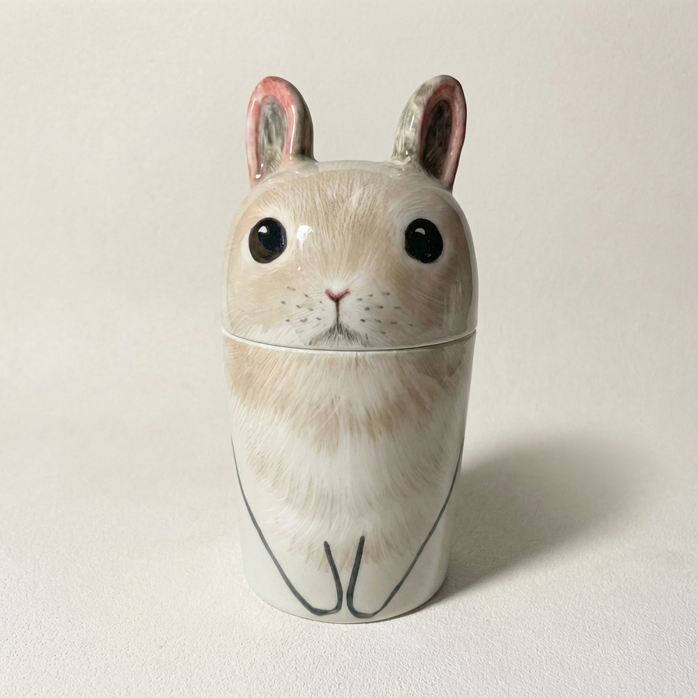 Held in Porcelain — Custom Hand-Painted Pet Portrait Urn