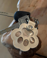Paw Print Pet Hair Keepsake Keychain