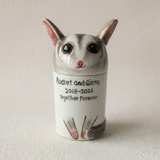 Held in Porcelain — Custom Hand-Painted Pet Portrait Urn