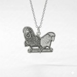 Custom sterling silver pet necklace image 1