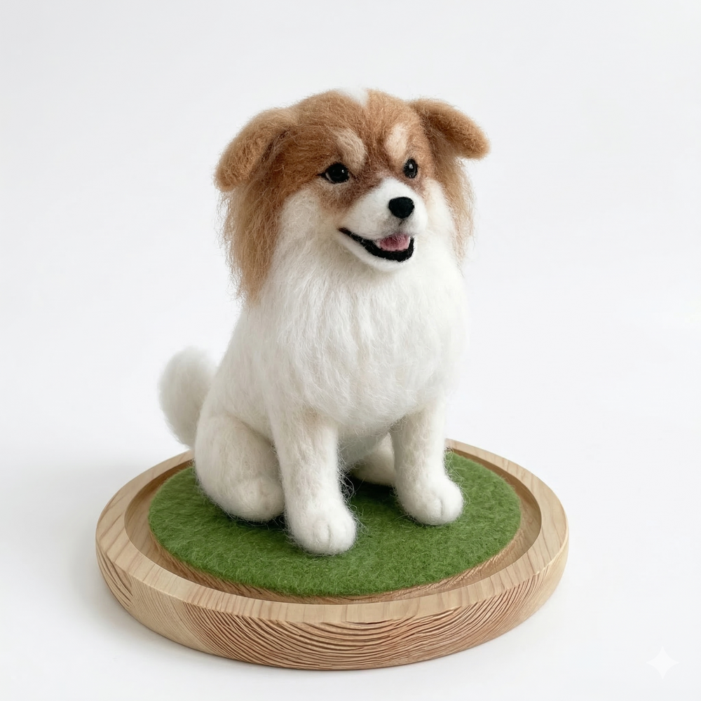The Softest Likeness — Custom 3D Wool Felt Pet Figurine