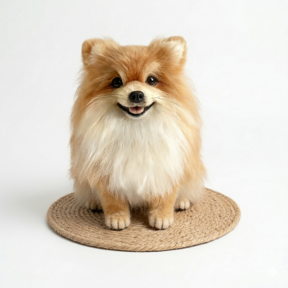 The Softest Likeness — Custom 3D Wool Felt Pet Figurine