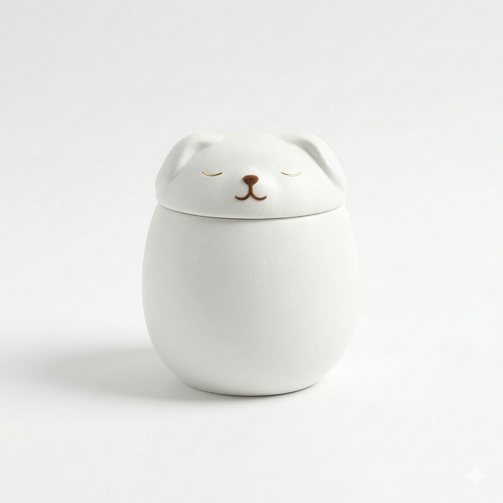 Their Shape, at Rest — Ceramic Cat & Dog Memorial Urn