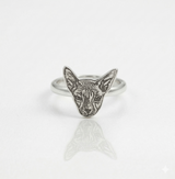 Custom sterling silver pet ring image 1