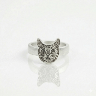 Custom sterling silver pet ring image 2