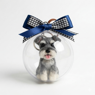A Little World — Custom Felt Pet Globe Ornament