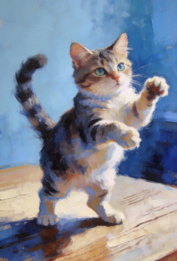 As They Always Were — Custom Timeless Oil Pet Portrait