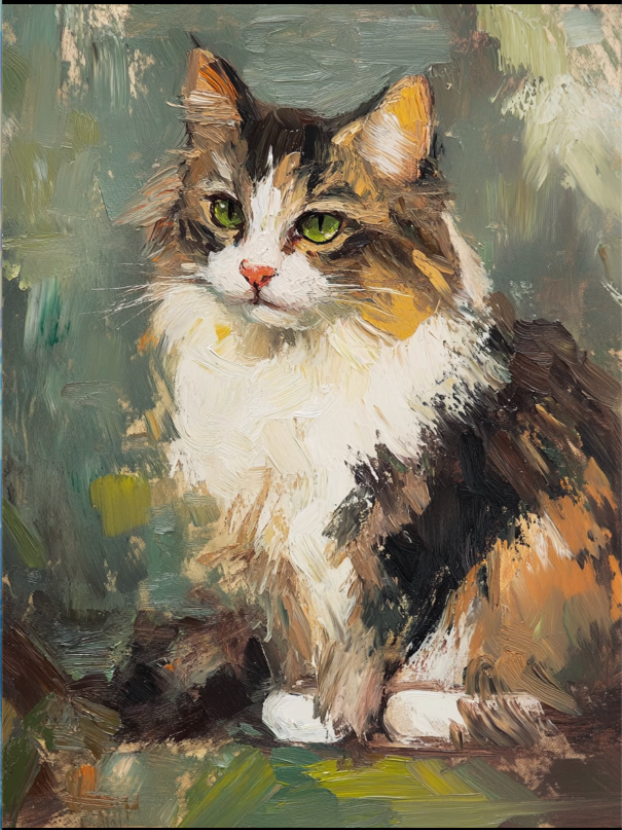 As They Always Were — Custom Timeless Oil Pet Portrait